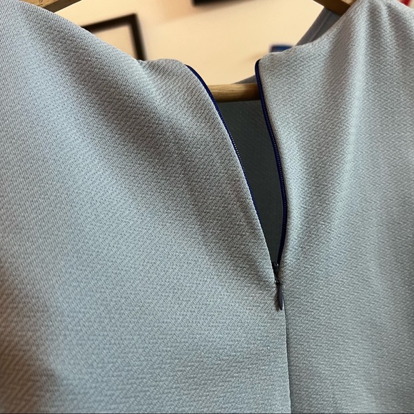 Formal sky blue shirt for office- can be worn reversible - Picture 3 of 3